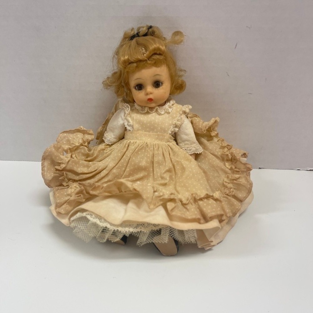 Madame Alexander Vintage Alexander-Kins Amy Doll 8" Rare Dress